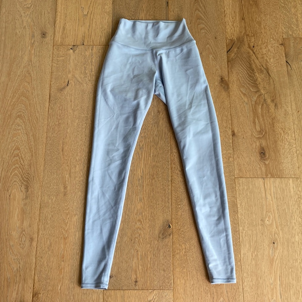 ALO Yoga High-Waist Light Blue Leggings